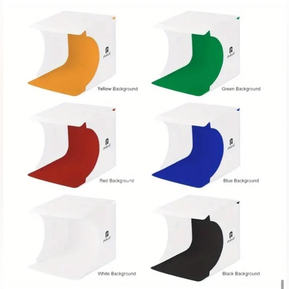 NEW LED Portable Light Studio 9” x 9” Multiple Colors by Puluz - Picture 5 of 6